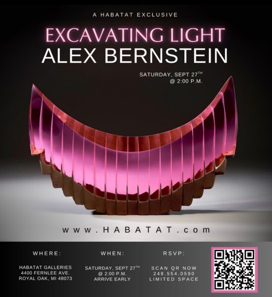 Alex Bernstein Glass Excavating Light