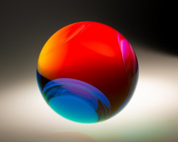 DICHROIC SPHERE RED