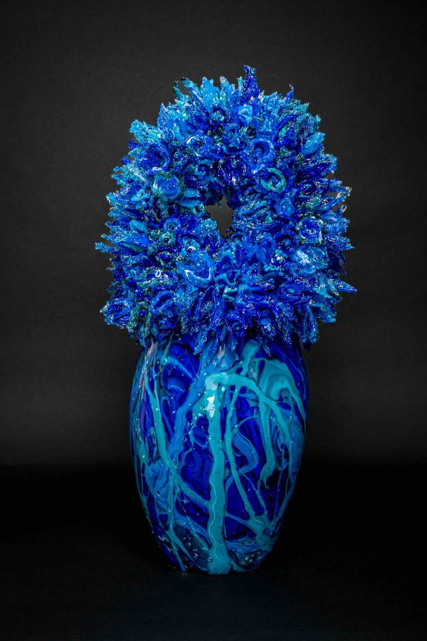 Laura Donefer - My Beautiful Blue Amulet Basket