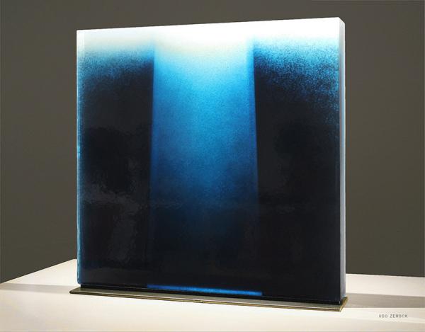 Udo Zembok SpaceColor 11 Contemporary Fine Art Glass